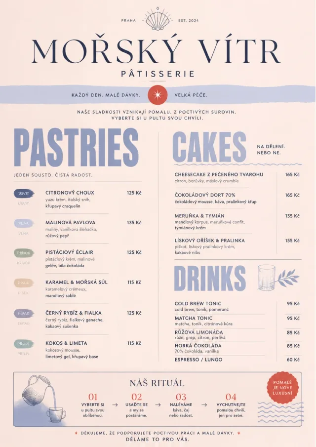 Patisserie Counter dessert-menu menu template preview