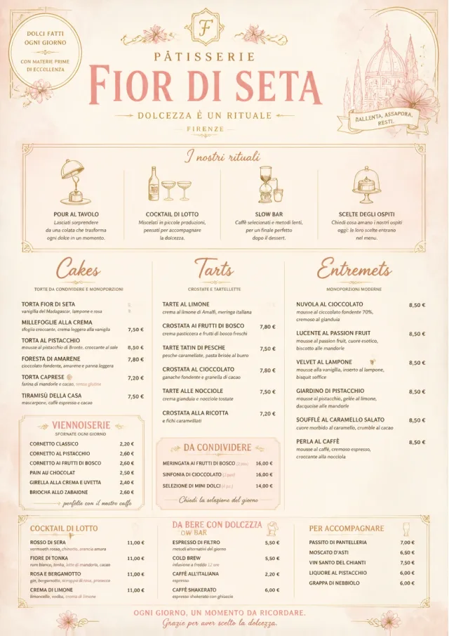 Patisserie Elegant dessert-menu menu template preview