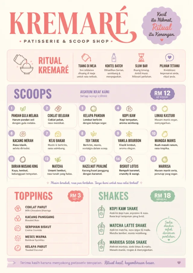 Scoop Shop Lite dessert-menu menu template preview