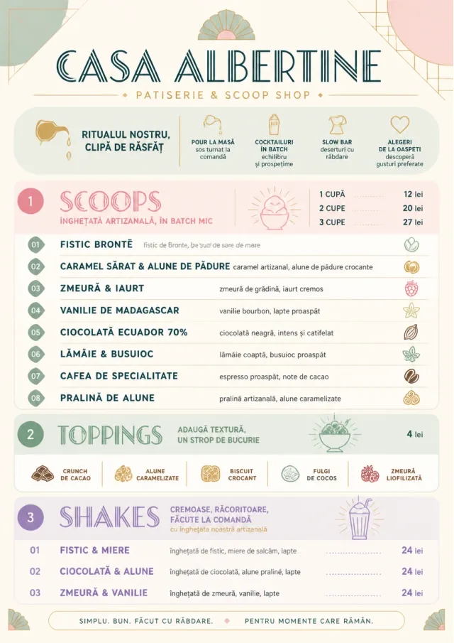 Scoop Shop Lite dessert-menu menu template preview
