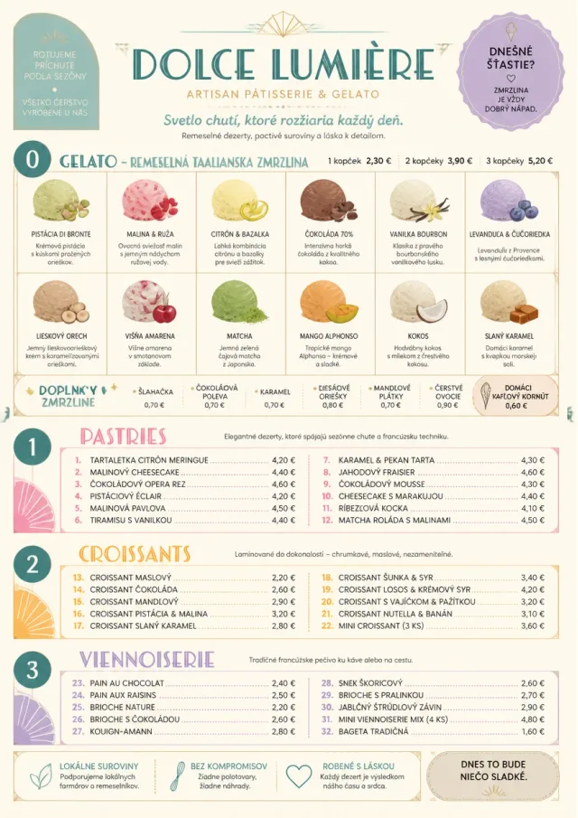 Gelato Bright dessert-menu menu template preview
