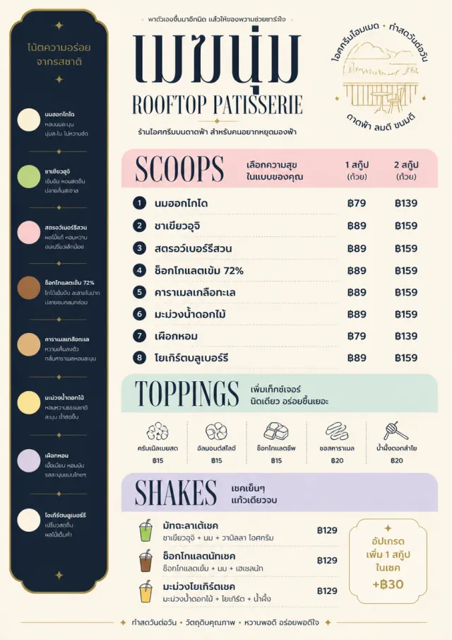 Scoop Shop Lite dessert-menu menu template preview