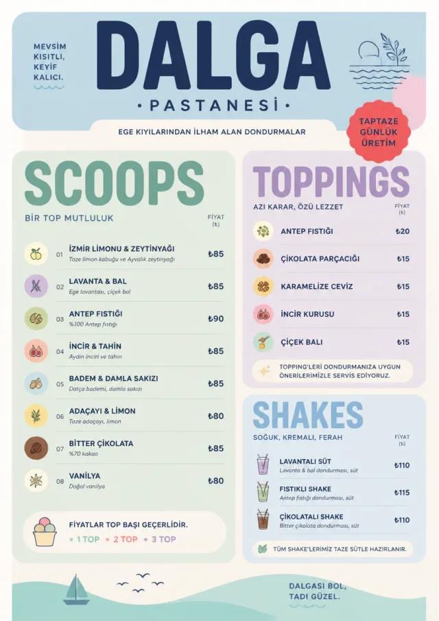 Scoop Shop Lite dessert-menu menu template preview