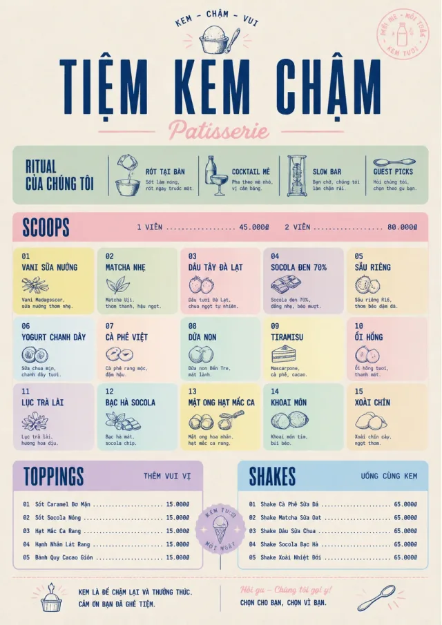 Scoop Shop Lite dessert-menu menu template preview