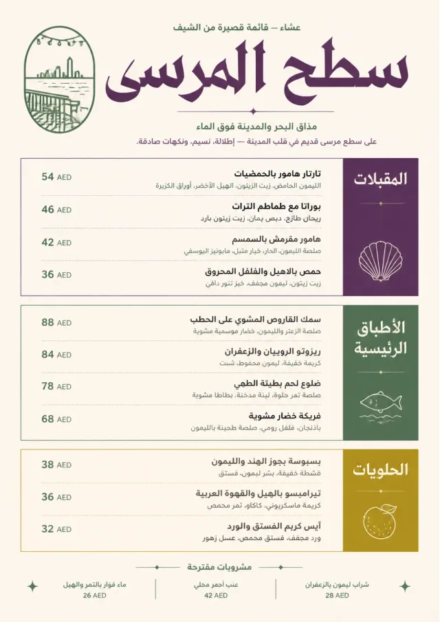 Chef Carte Brève dinner-menu menu template preview
