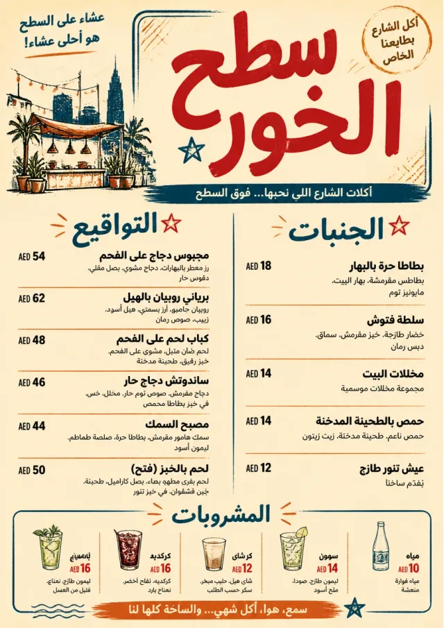 Street Stall Flyer dinner-menu menu template preview