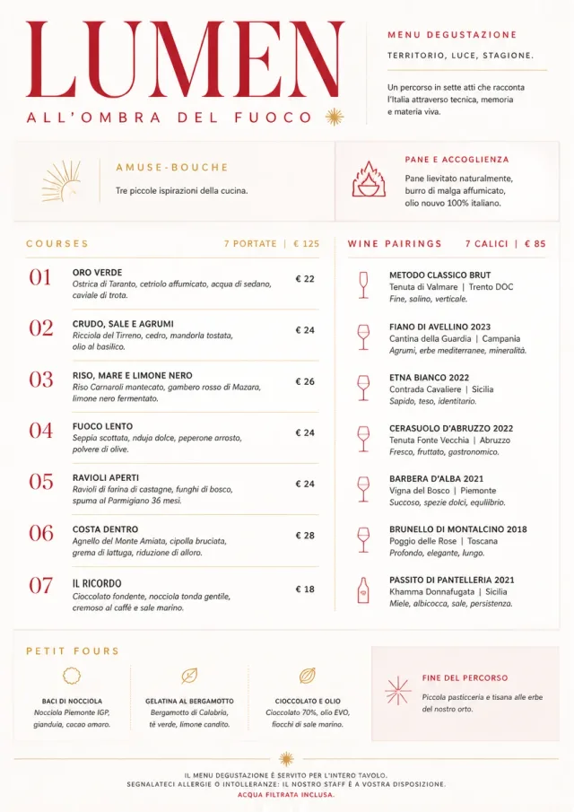 Modern Tasting Menu dinner-menu menu template preview