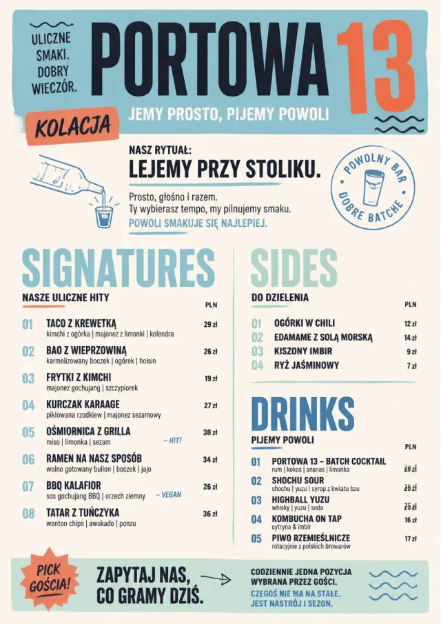 Street Stall Flyer dinner-menu menu template preview