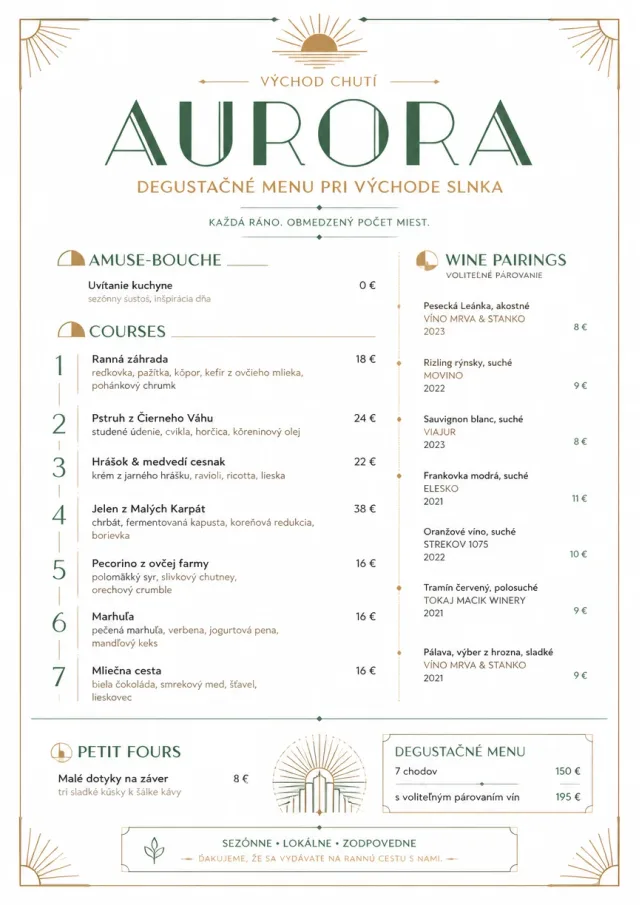 Modern Tasting Menu dinner-menu menu template preview