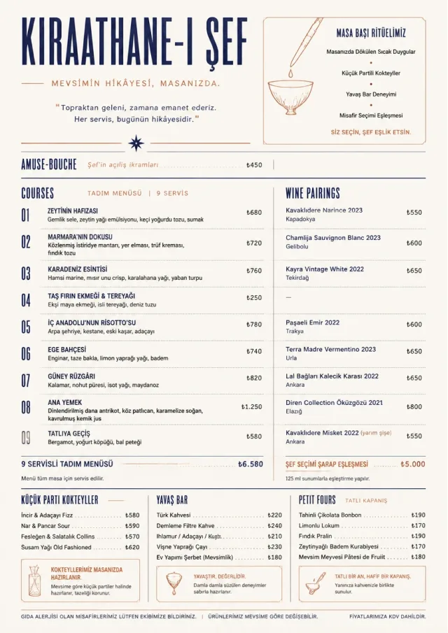 Modern Tasting Menu dinner-menu menu template preview