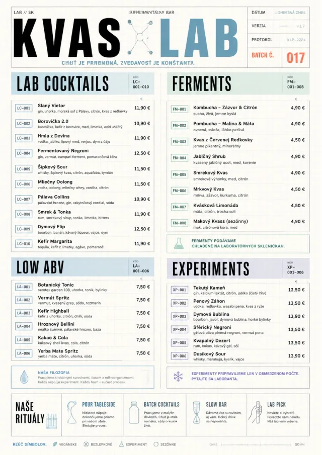 Molecular Lab drink-menu menu template preview