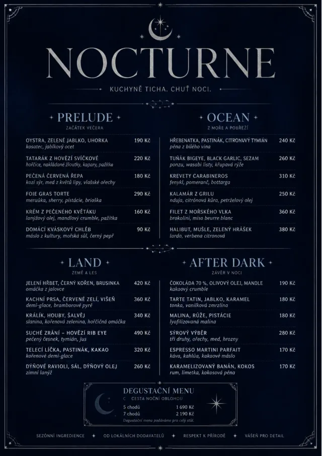 Midnight Velvet fancy-menu menu template preview