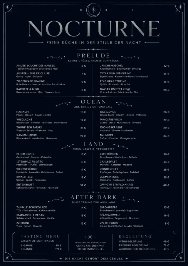 Midnight Velvet fancy-menu menu template preview