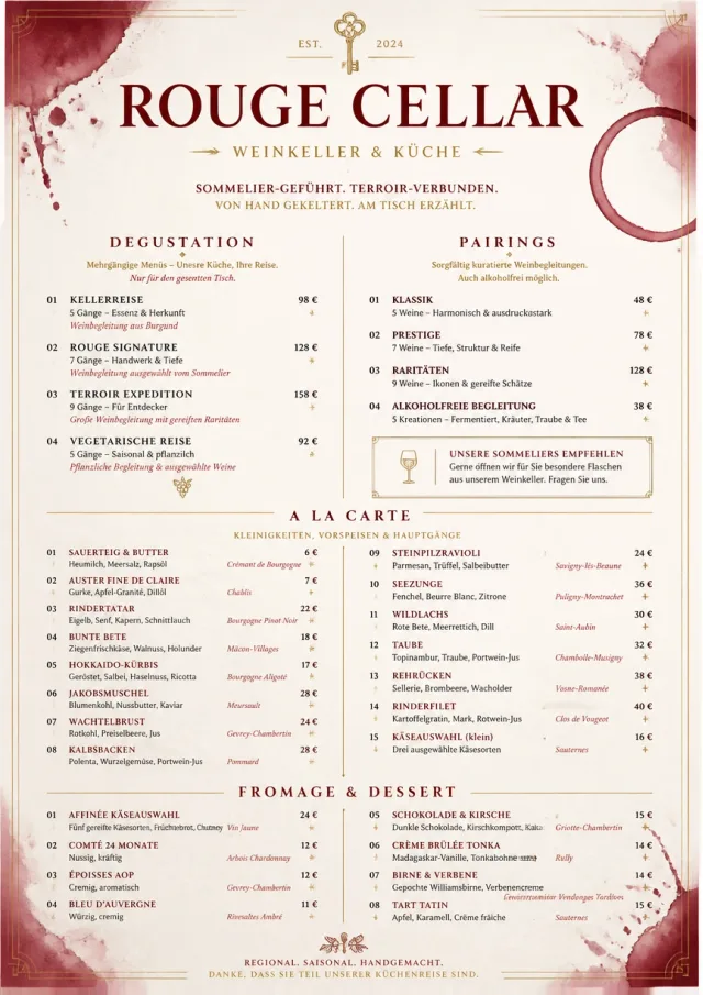 Burgundy Wine fancy-menu menu template preview