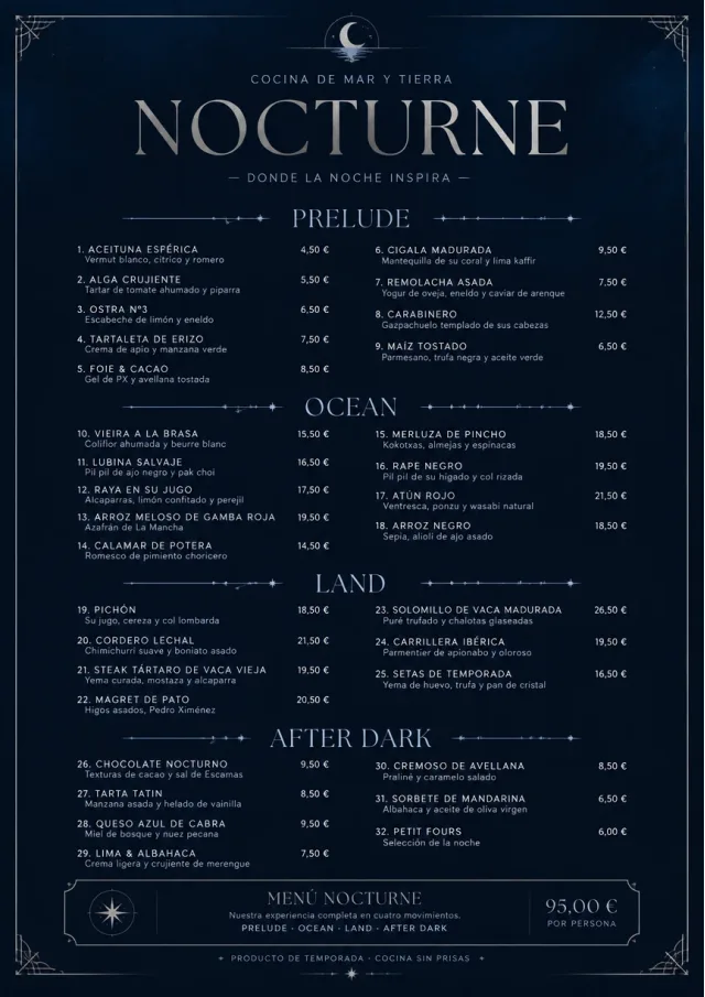 Midnight Velvet fancy-menu menu template preview