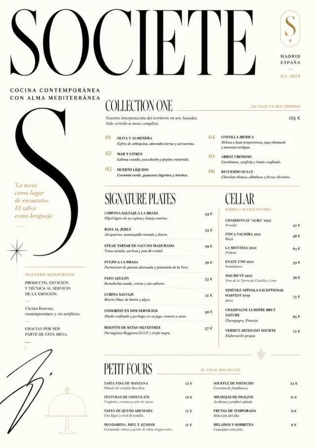 High-Fashion Magazine fancy-menu menu template preview