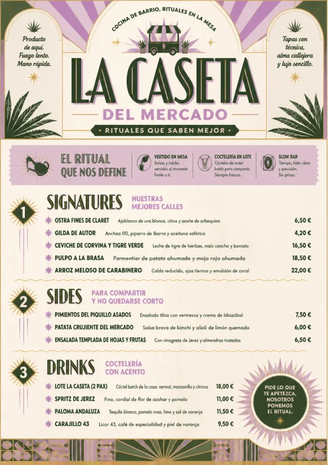 Street Stall Flyer fancy-menu menu template preview