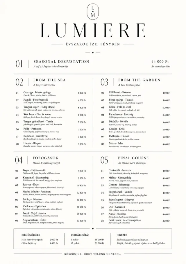 Michelin Elegant fancy-menu menu template preview