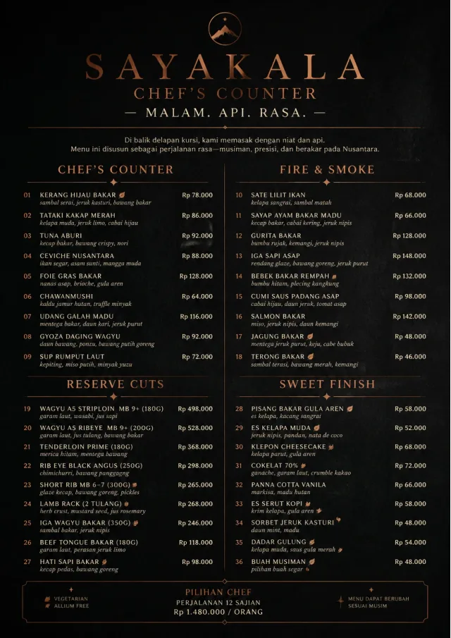 High-End Dark Mode fancy-menu menu template preview