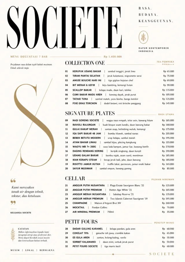 High-Fashion Magazine fancy-menu menu template preview