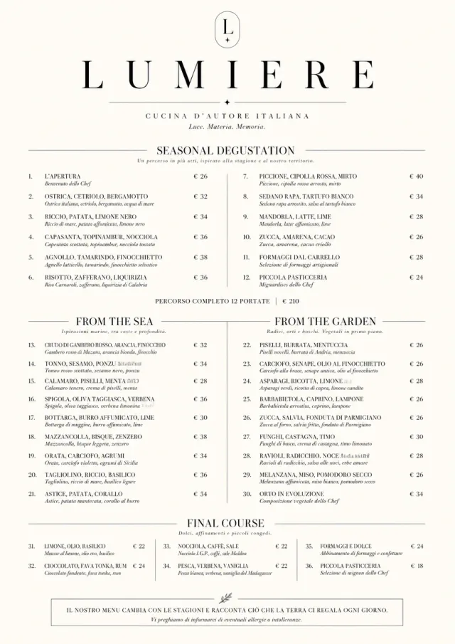 Michelin Elegant fancy-menu menu template preview