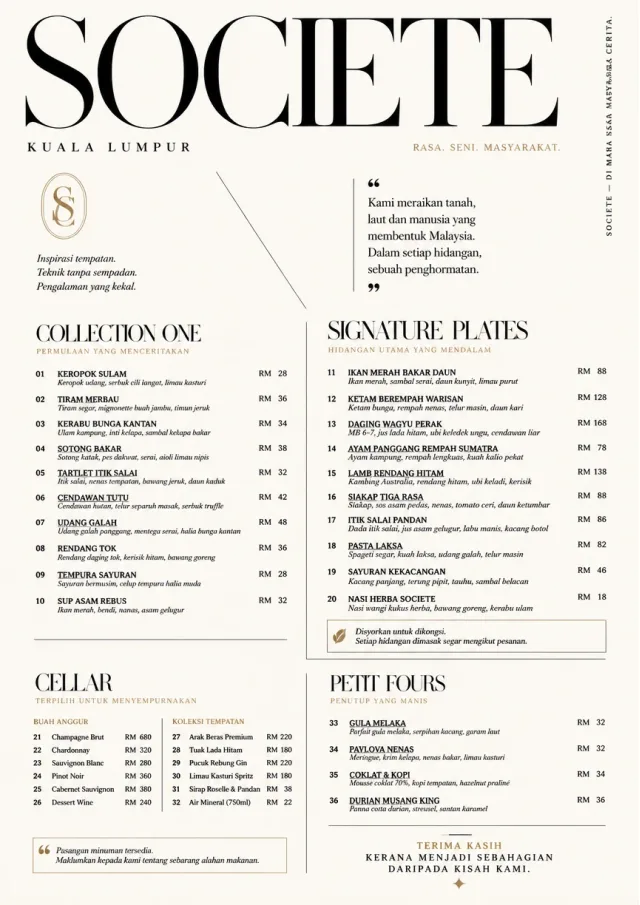High-Fashion Magazine fancy-menu menu template preview