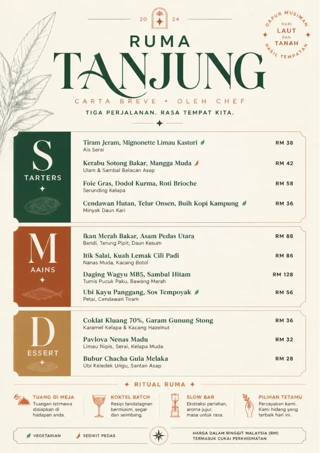 Chef Carte Brève fancy-menu menu template preview