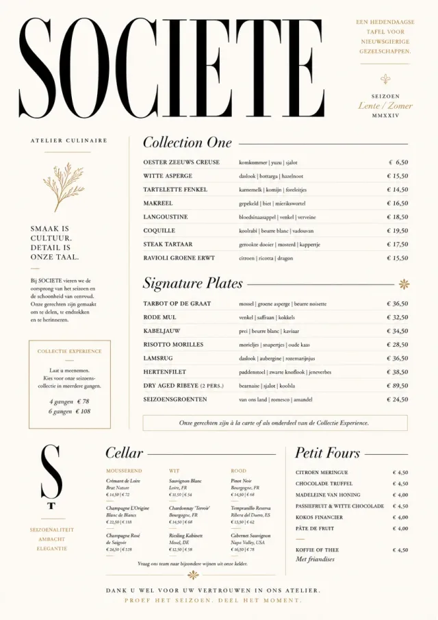 High-Fashion Magazine fancy-menu menu template preview