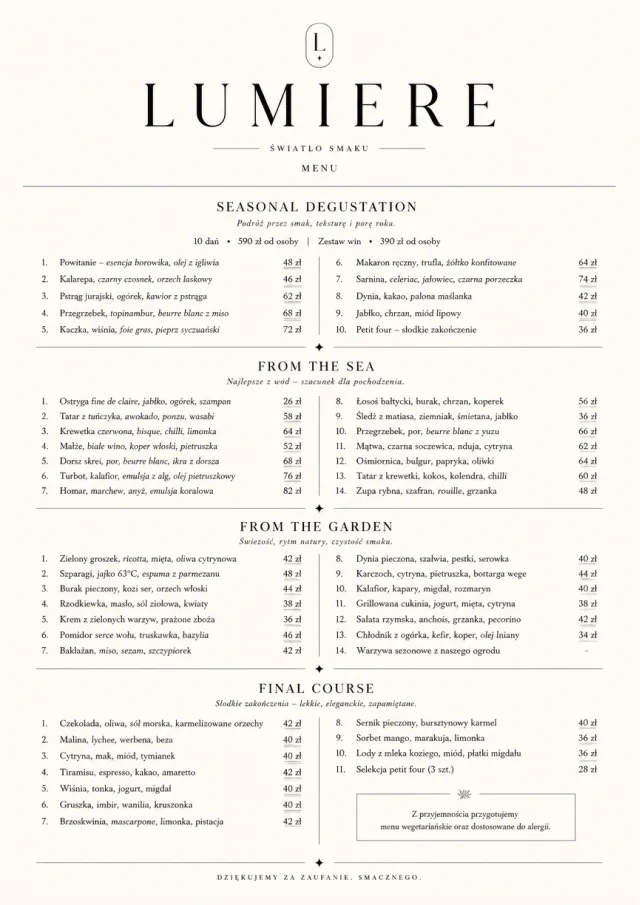 Michelin Elegant fancy-menu menu template preview