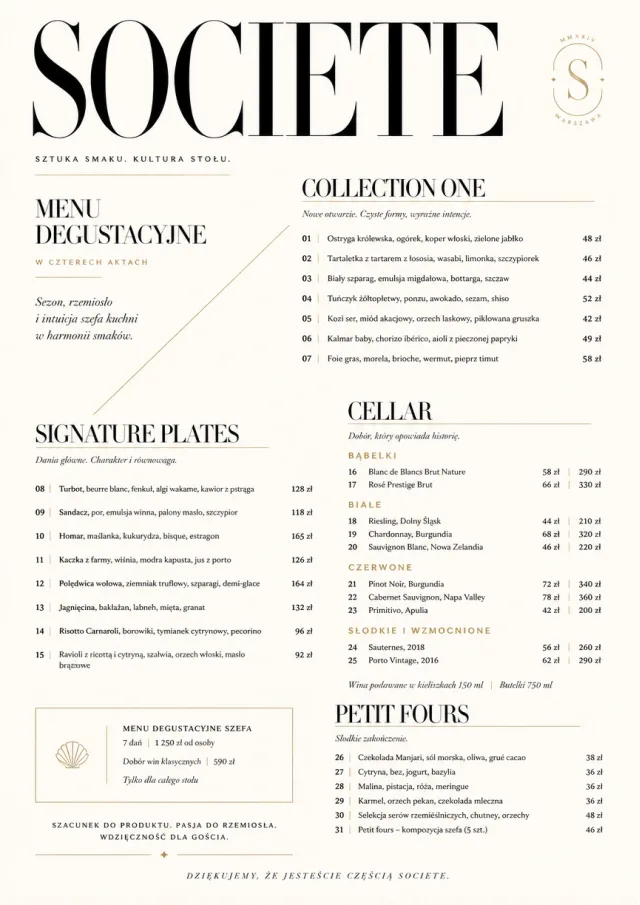 High-Fashion Magazine fancy-menu menu template preview