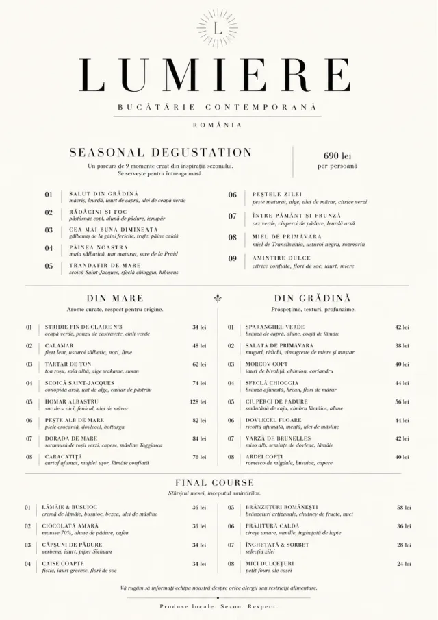 Michelin Elegant fancy-menu menu template preview