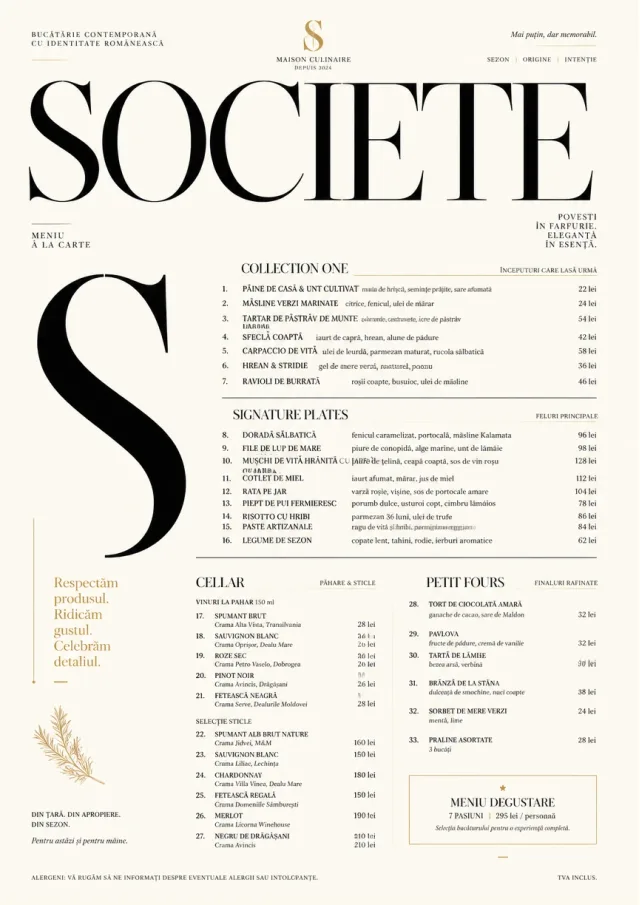 High-Fashion Magazine fancy-menu menu template preview
