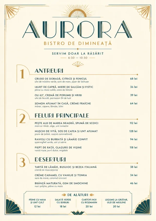Chef Carte Brève fancy-menu menu template preview