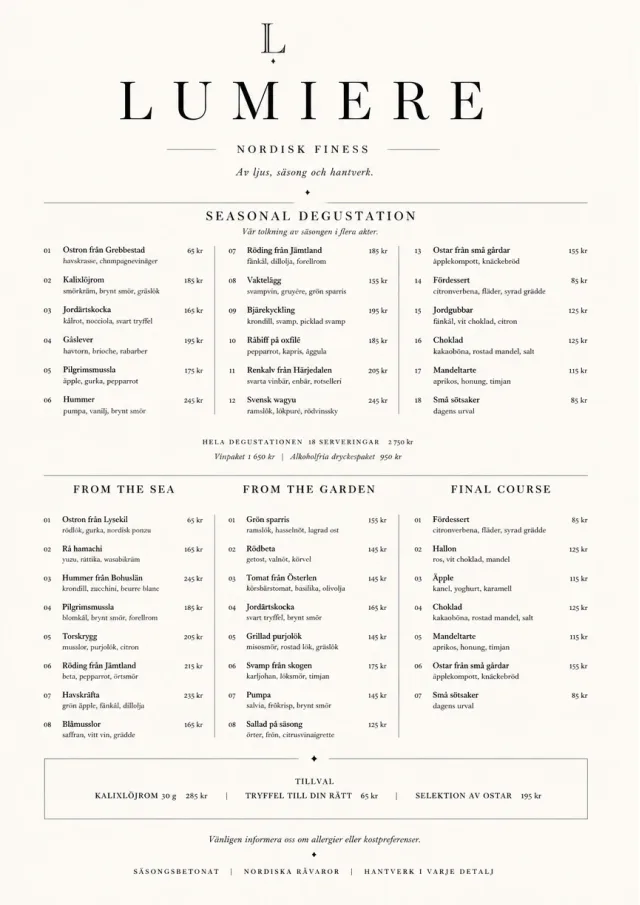 Michelin Elegant fancy-menu menu template preview
