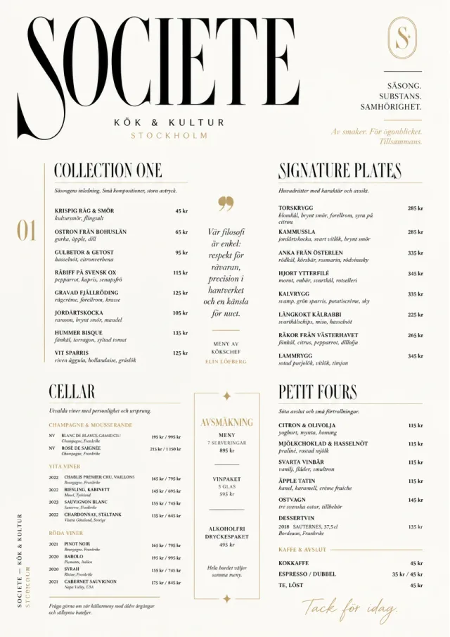 High-Fashion Magazine fancy-menu menu template preview
