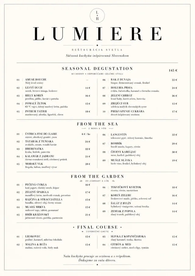 Michelin Elegant fancy-menu menu template preview