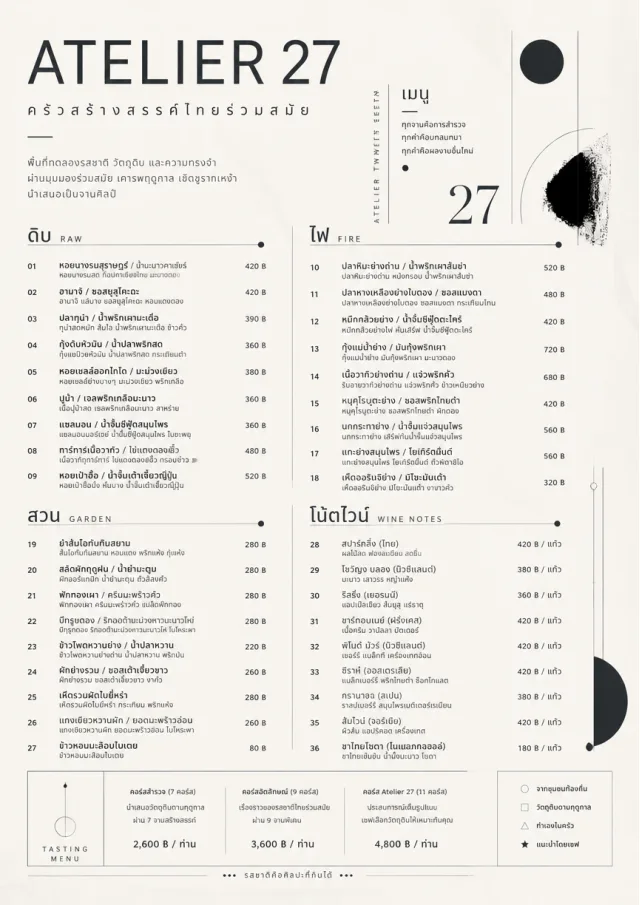 Modern Museum fancy-menu menu template preview