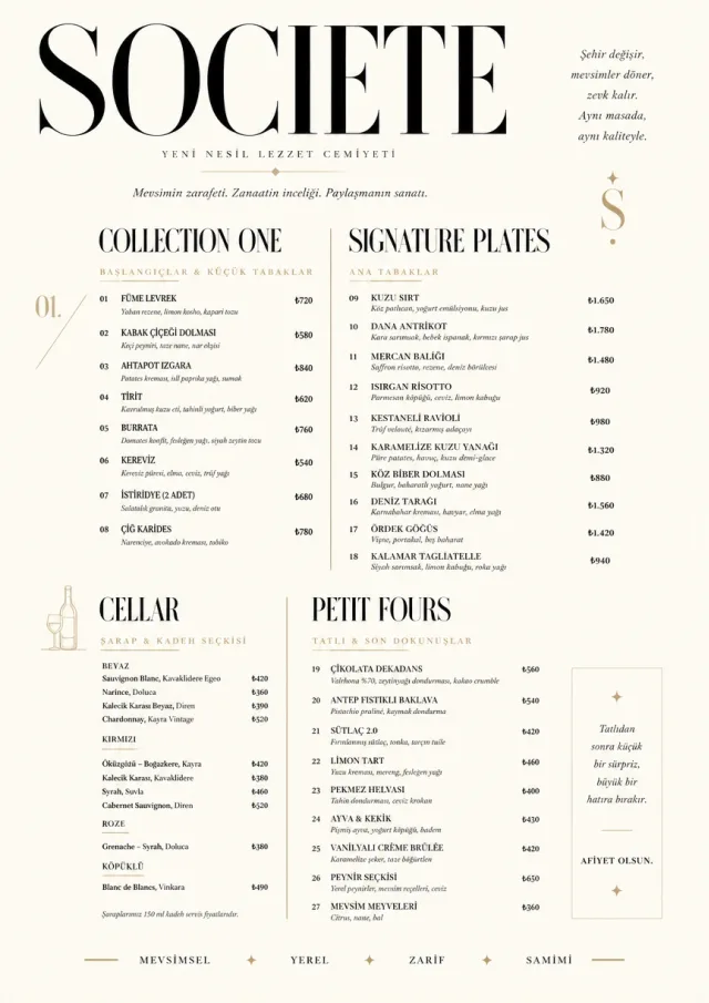 High-Fashion Magazine fancy-menu menu template preview