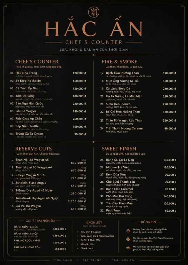 High-End Dark Mode fancy-menu menu template preview