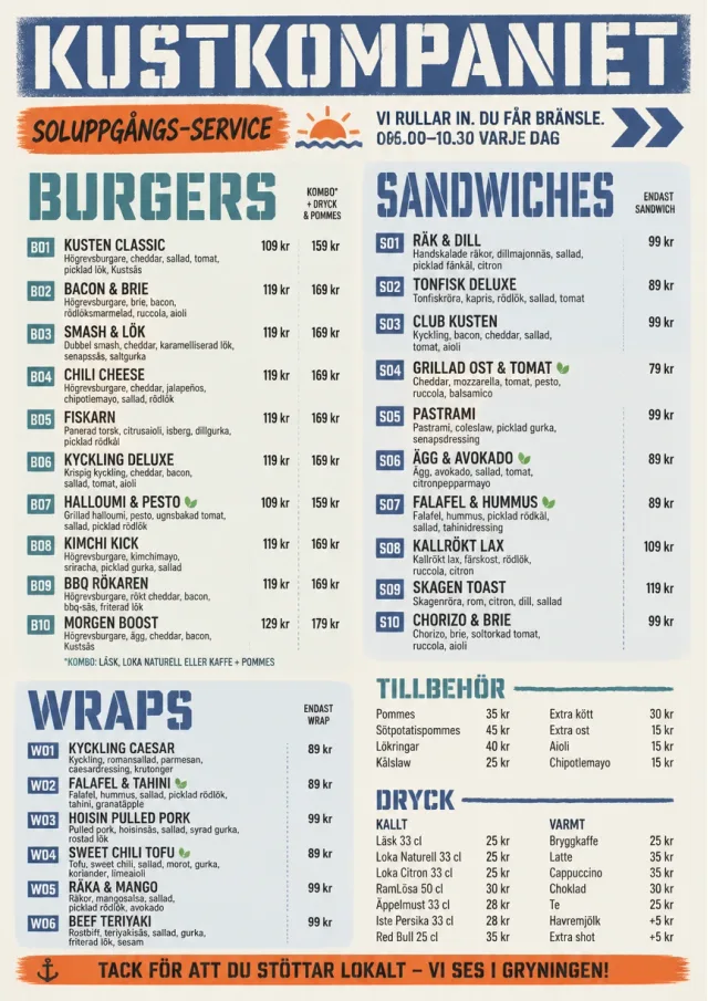 Food Truck Bold food-truck-menu menu template preview
