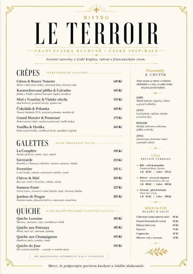 Fine Regional french-menu menu template preview