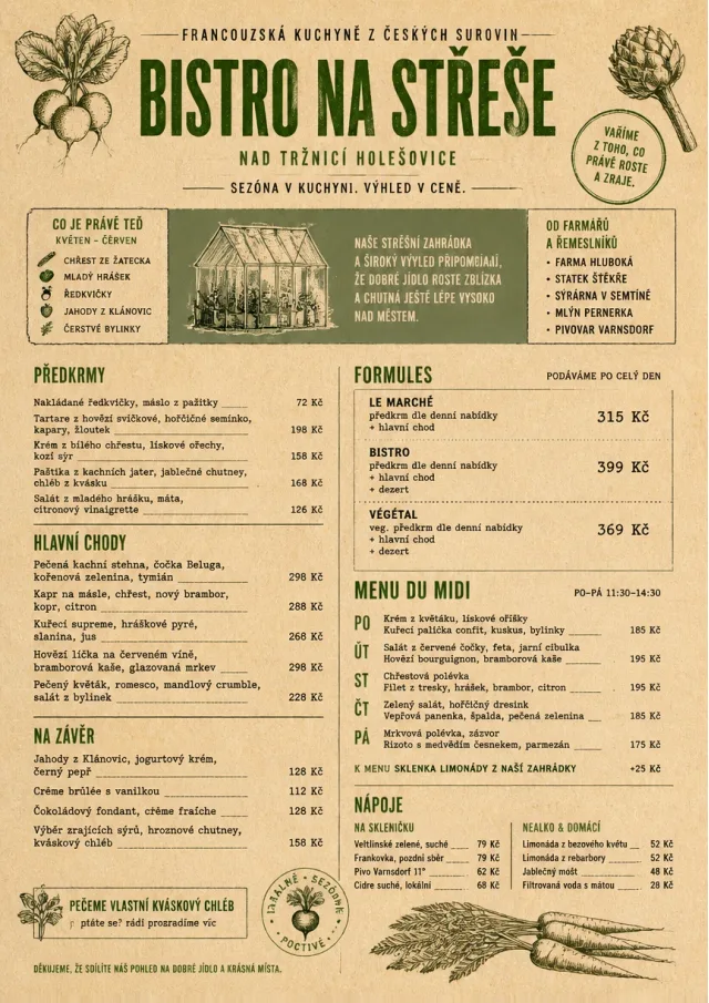 Farm Table Rustic french-menu menu template preview