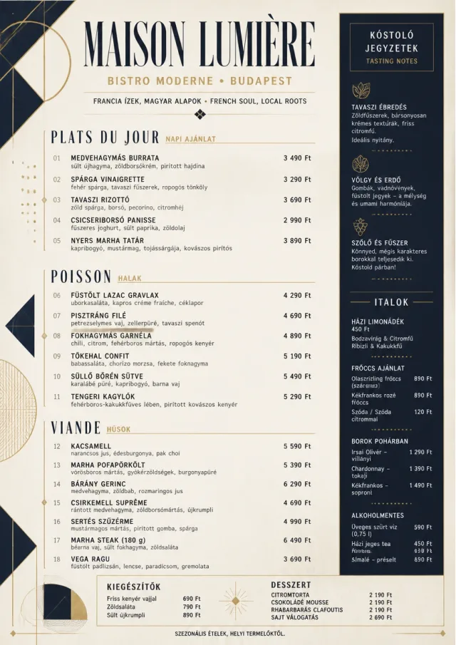 Modern Fusion french-menu menu template preview