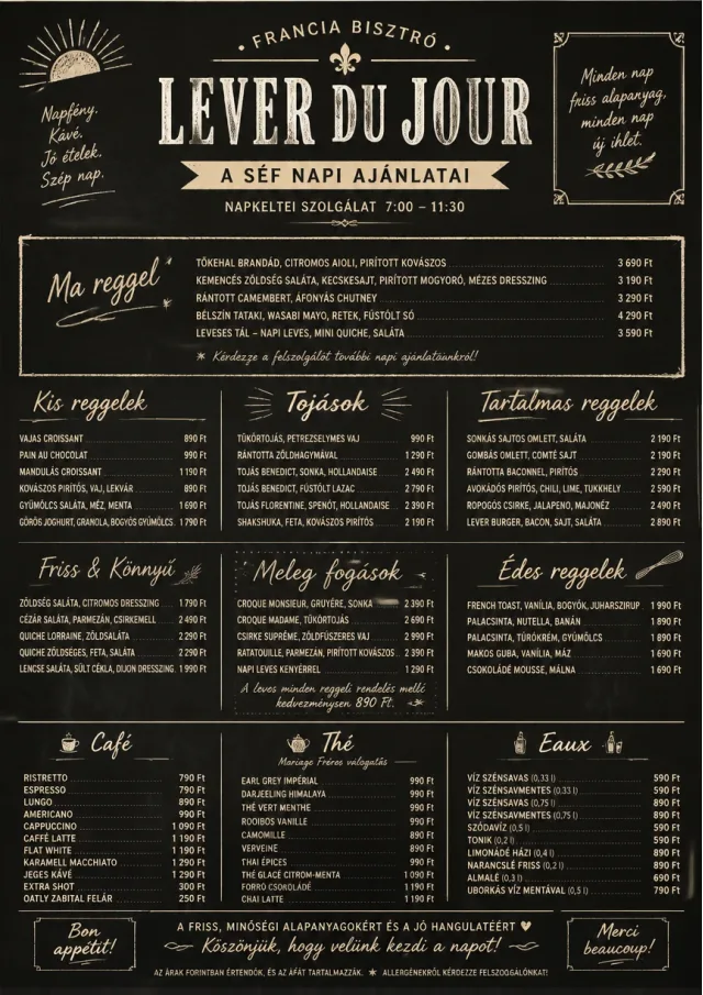 Chef Specials Board french-menu menu template preview