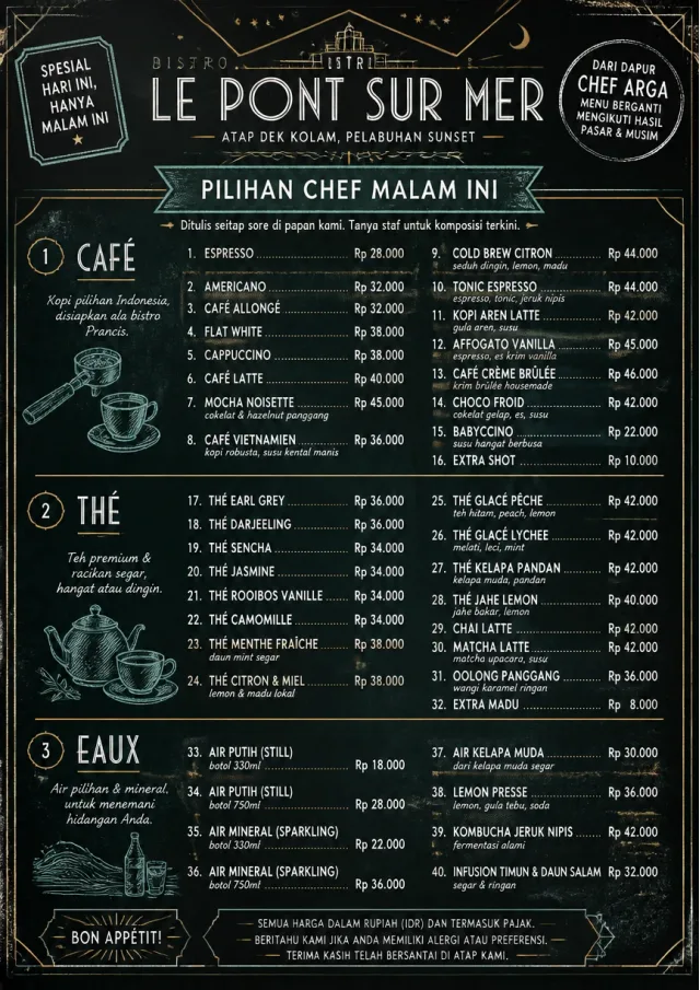Chef Specials Board french-menu menu template preview