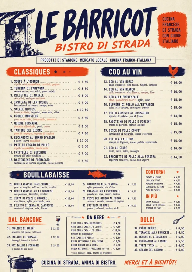 Street Stall Energy french-menu menu template preview
