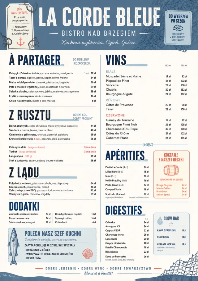 Coastal Regional french-menu menu template preview