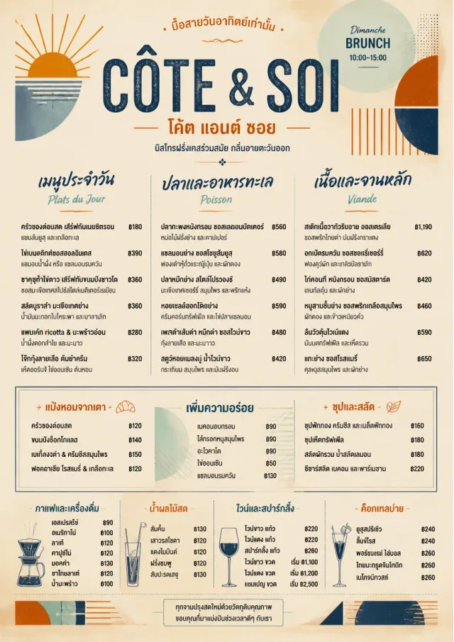 Modern Fusion french-menu menu template preview