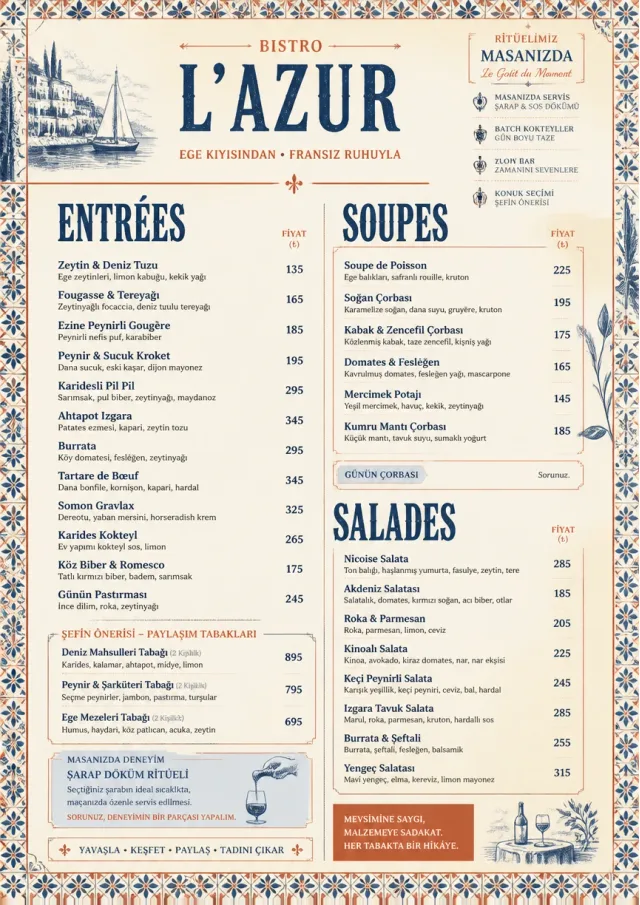Heritage Tradition french-menu menu template preview