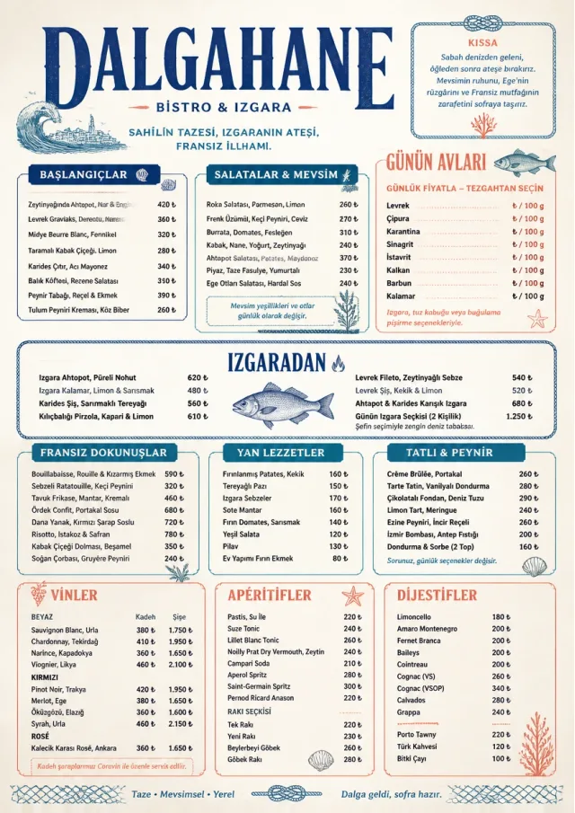 Coastal Regional french-menu menu template preview